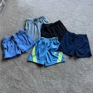 Boys Lot of 4 Shorts and 1 Bathing Suit